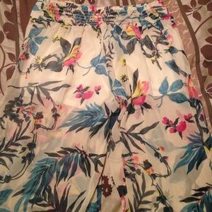 Shear summertime pants