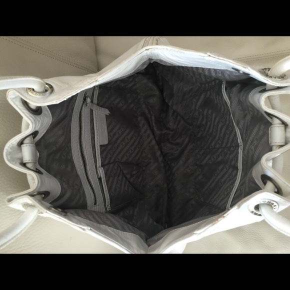 MICHAEL KORS Women White Leather Beaded Loop - Picture 2 of 4