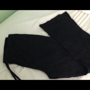 Black scrub pants