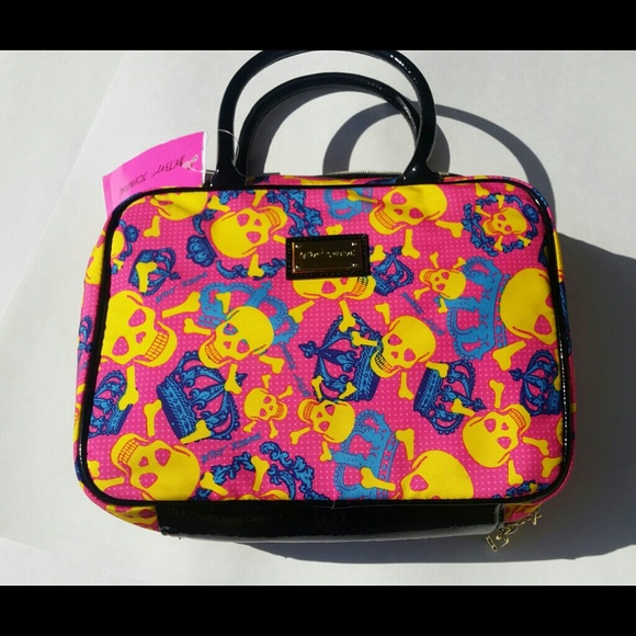 Betsey Johnson toiletries case or makeup bag