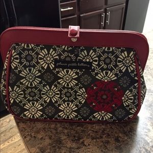 Petunia Pickle Bottom Red Clutch Diaper Bag