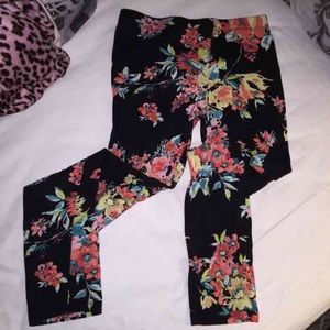 Floral leggings