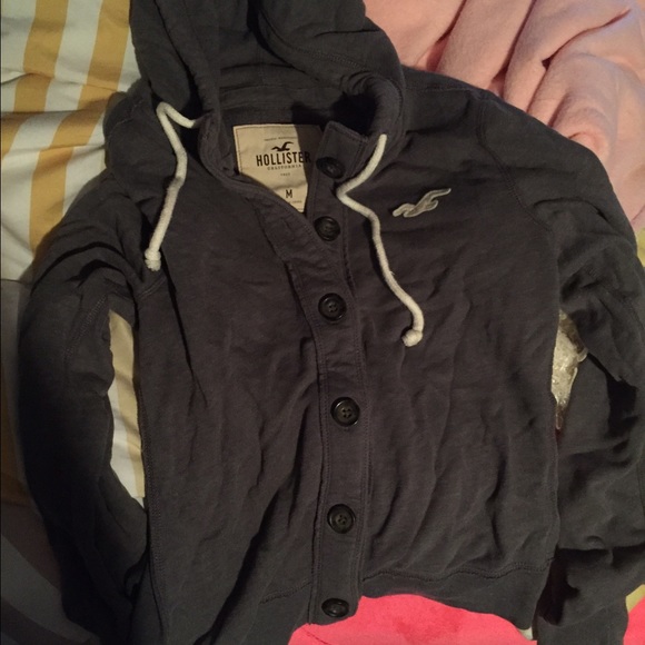 Grey and white Hollister
