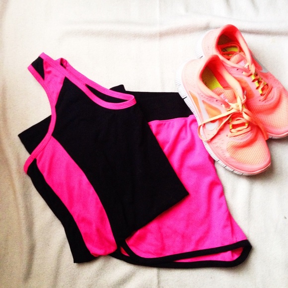 *ON HOLD* workout outfit tank top & shorts