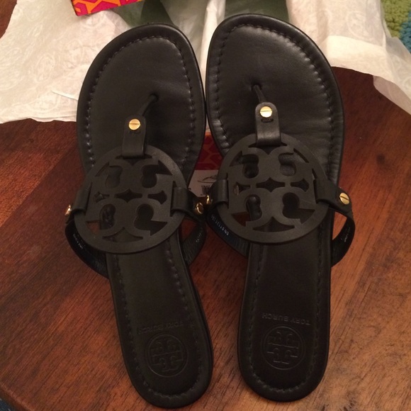 Tory Burch Miller Sandals - Black