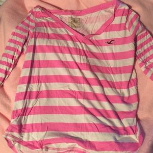 Pink and striped Long sleeve
