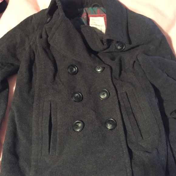 Grey Pea coat