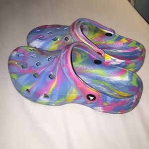 ❌SOLD❌Tye dye crocs