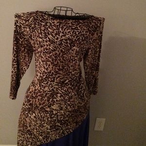 Animal print tunic