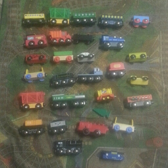 27 Wood trains not from Thomas