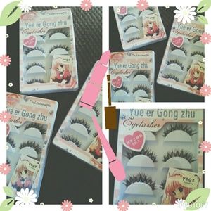 5 pairs of criss crossed lashes