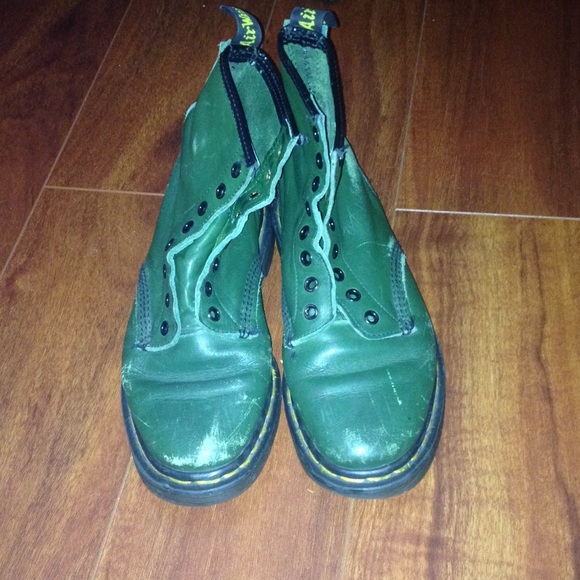 Green Doc Martens