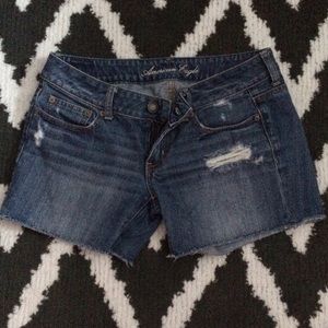 AE Mid-Thigh Jean Shorts