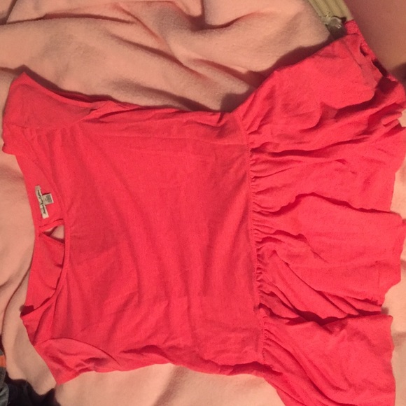Neon Pink Peplum
