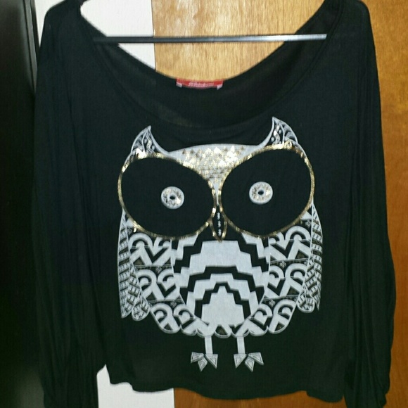 🚫SOLD🚫Owl black top