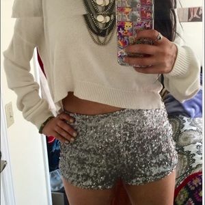 Sequence high waisted shorts