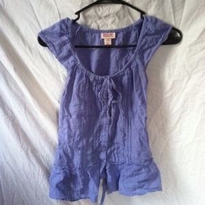 Lavender button shirt