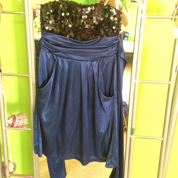 Blue Sequence Dress