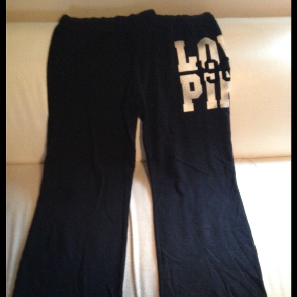 VS LOVE PINK flared sweat pants