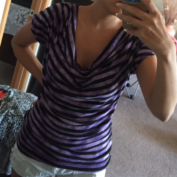 Calvin Klein purple top