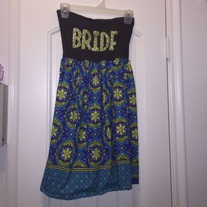 Strapless Bride Dress