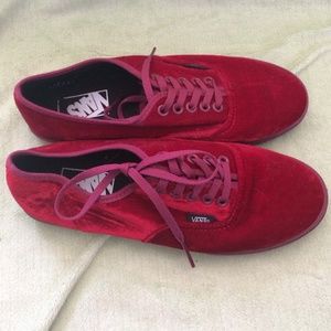 red velvet vans