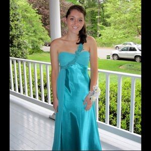 Turquoise Formal Gown