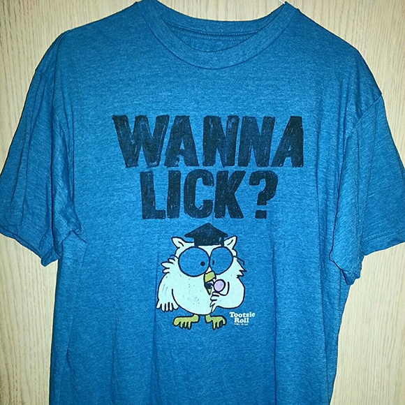 Women's Blue graphic tee Size Large