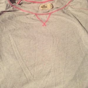 Long sleeve. "High low"