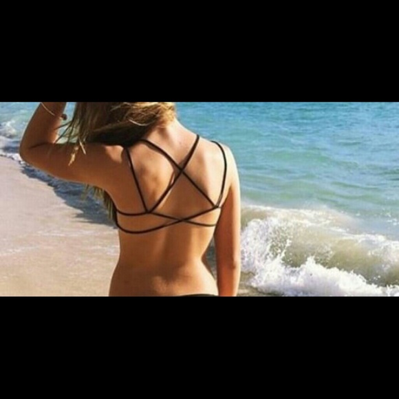 Strappy back bralette