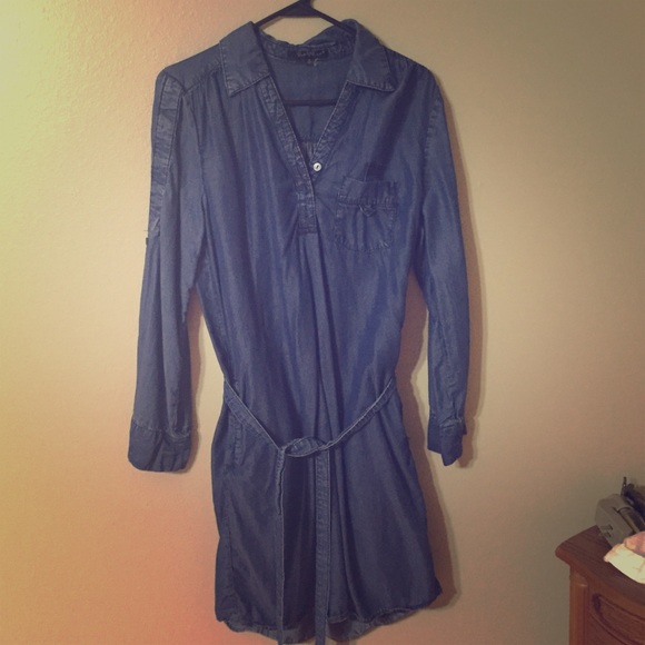 Blue jean dress. Adorable on!
