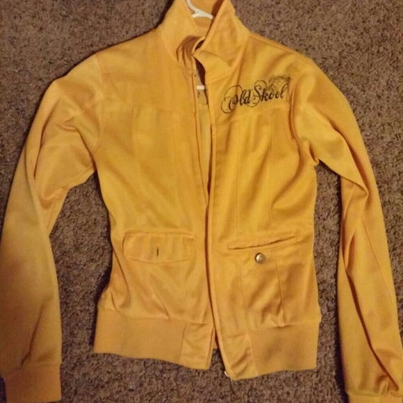 Yellow old skool jacket