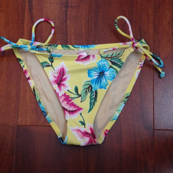Floral Victoria's Secret Bikini Bottoms