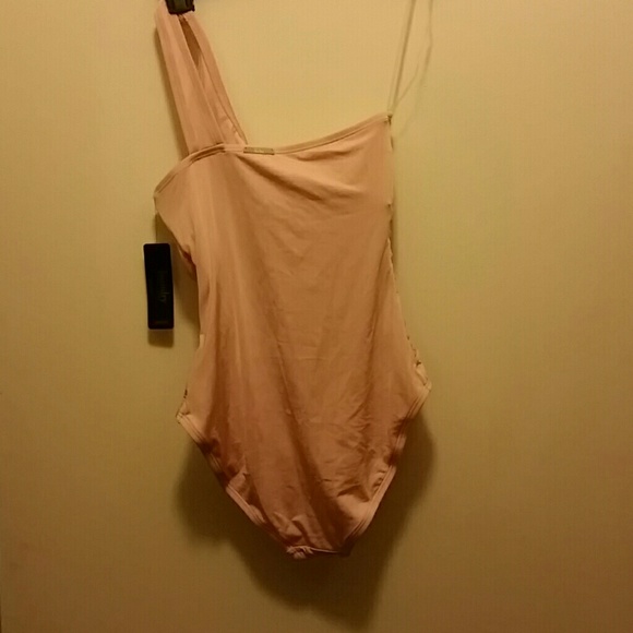 Laundry pink one shoulder swimsuit - Picture 2 of 2