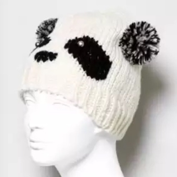 Claire's Panda Beanie
