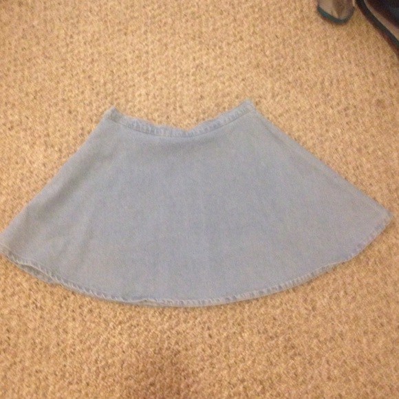American Apparel Denim Circle Skirt