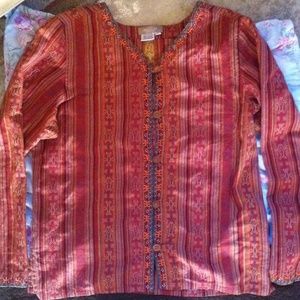 Boho Indian pullover