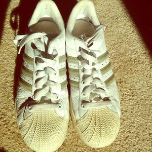 Adidas shell toe shoes