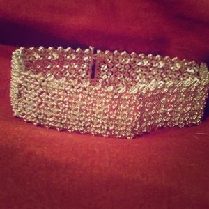 Diamond & Sterling bracelet **reserved**