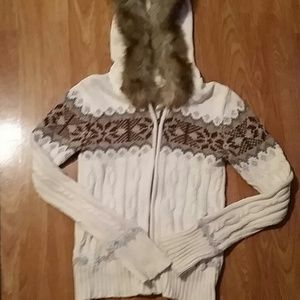 Faux Fur Sweater