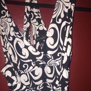 INC Fabulous faux wrap summer dress