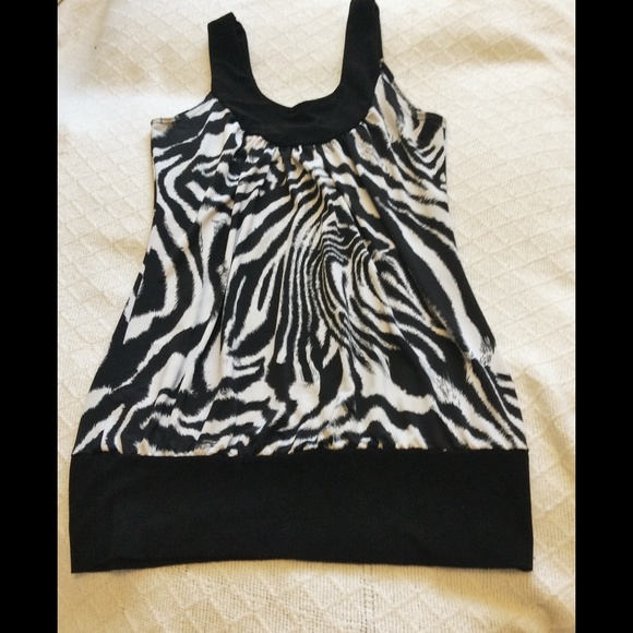 Candy Rain Zebra Print Top