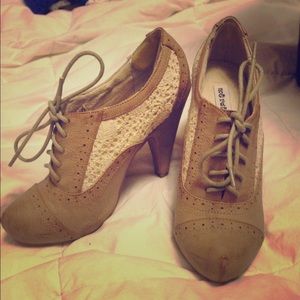 SOLD!! Lace booties from ModCloth