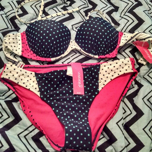 NWT!!!! Bikini Top and bottom. So cute!