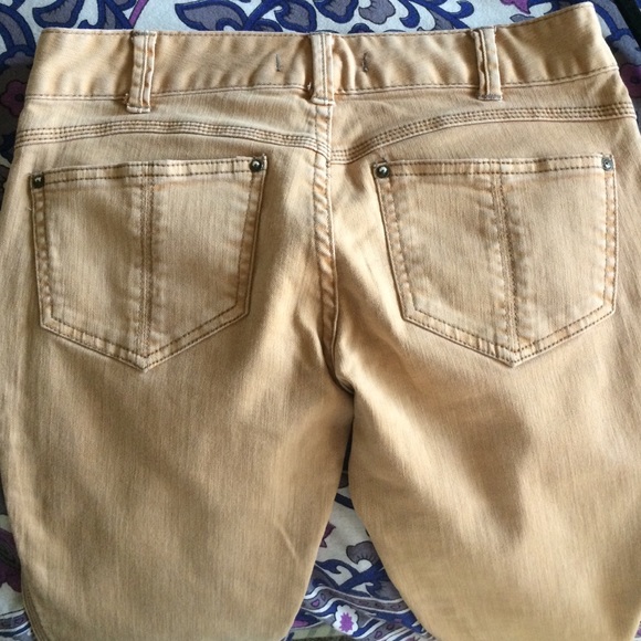 Free People Dreaming Orange Jeans - Picture 3 of 3