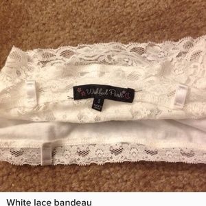 White bandeau and sundress for posher!