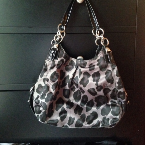 Leopard Coach Purse