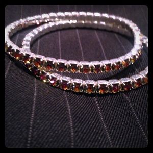 Swarovski Sterling bracelets (set of 2)