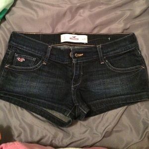 Denim hollister shorts