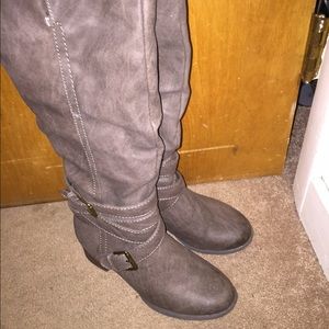 Knee High Suede Boots
